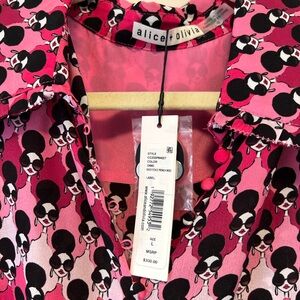 Alice + Olivia Pink Blouse